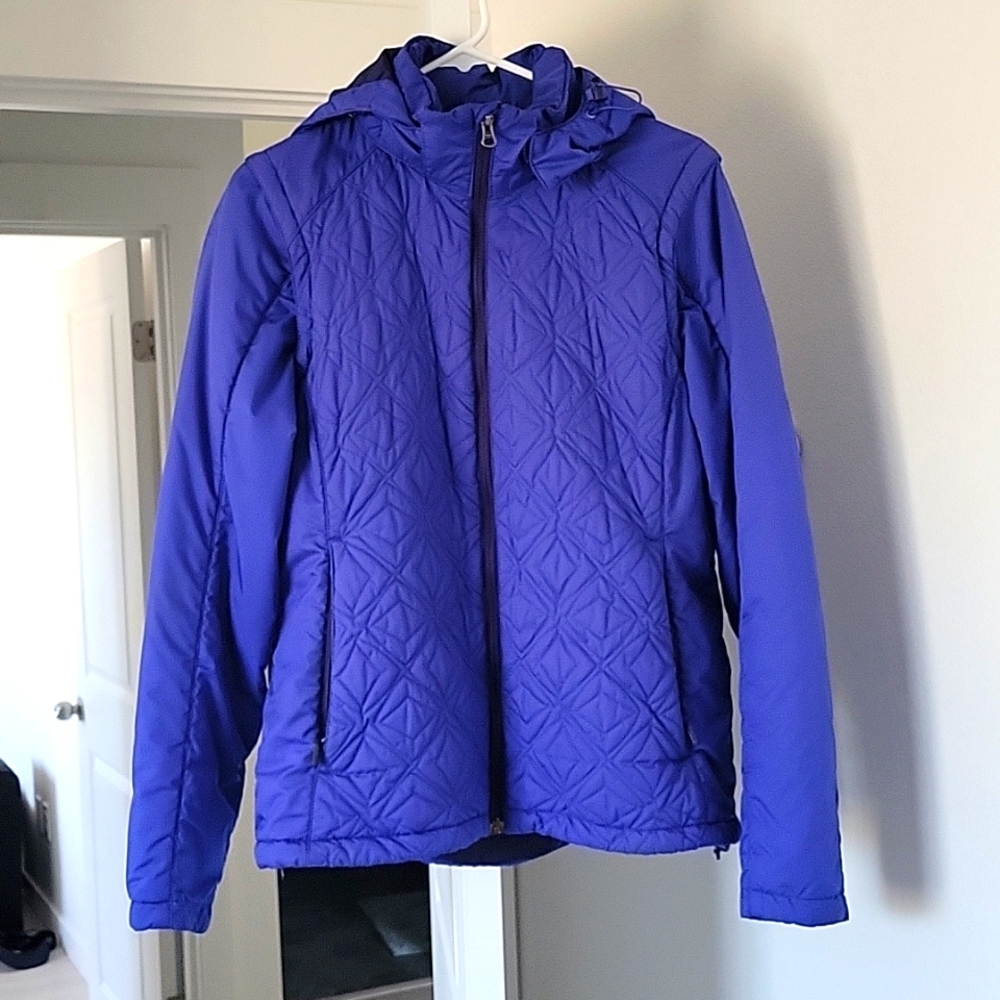 Convertible packable REI quilted jacket